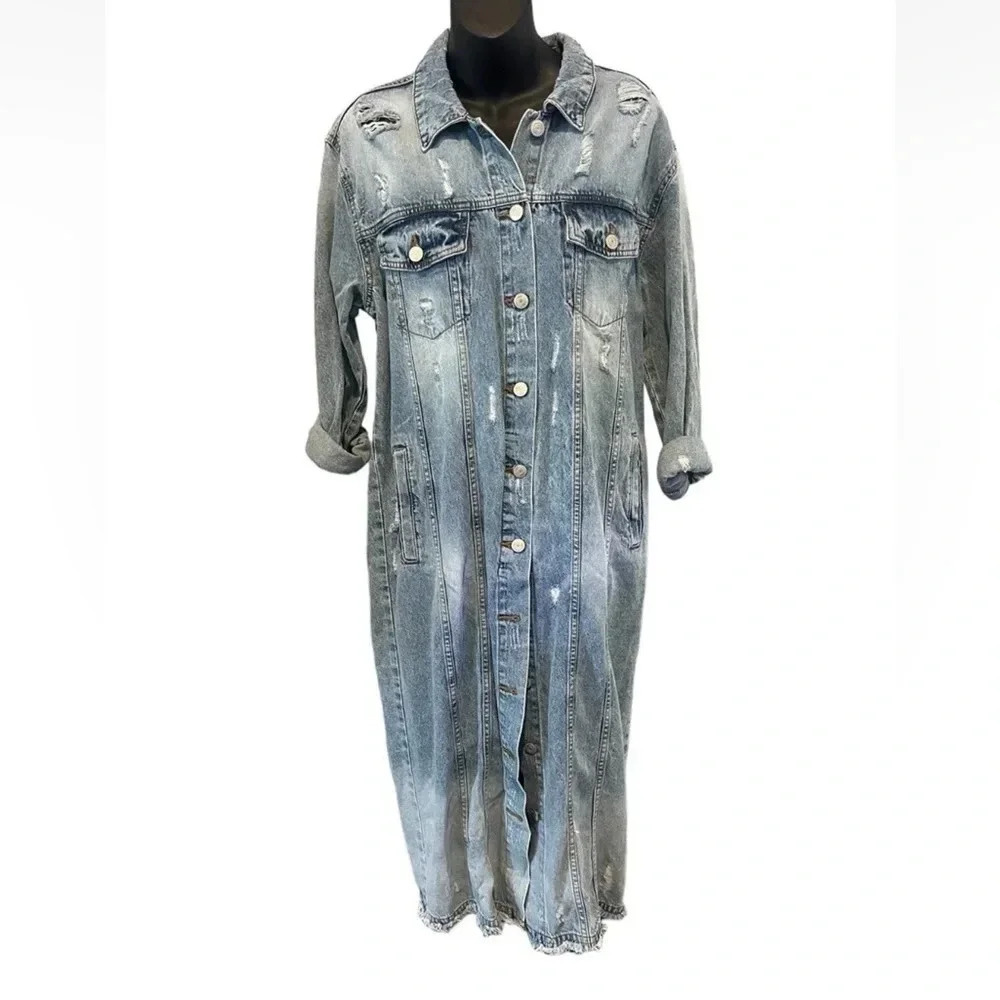 Highway Premium‎ Denim Jeans Dress Women’s Size Large